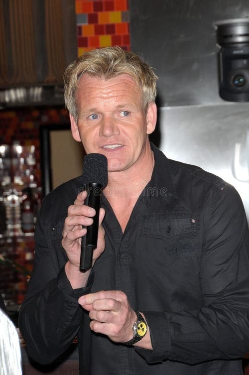 Gordon Ramsay at the 'Hell's Kitchen' 100th Episode Celebration, Hell's Kitchen Set, Culver City, CA. 02-19-10. Gordon ramsay stock images, royalty-free photos and pictures