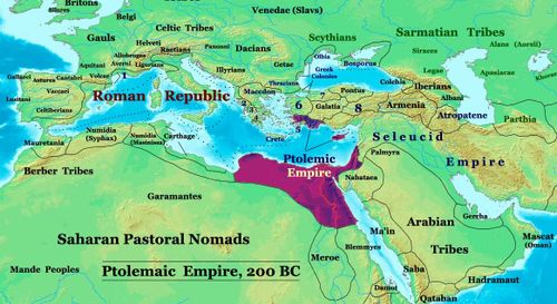 ptolemaic empire 200bc