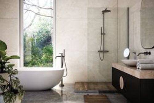Modern bathroom interior