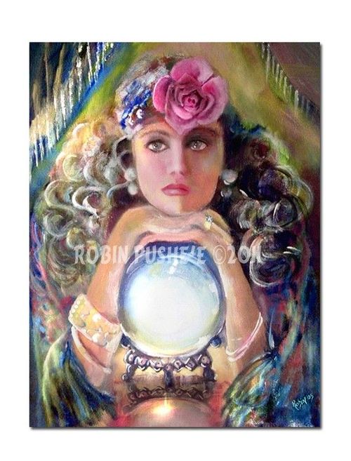 Gypsy and Crystal Ball 5x7 Satin Finish ART PRINT. $4.99, via Etsy. Robin, Gypsy Life, Bohemian Gypsy, Fortune Teller, Tellers, Paper Roses, Rose Wedding, Crystal Ball