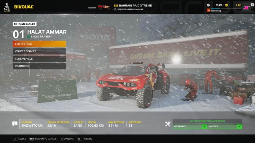 Dakar Desert Rally review Bivouac