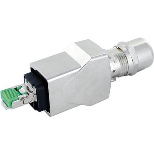 Push‑Pull RJ45 male, 8‑pole, field‑wireable connector