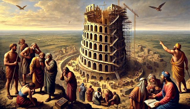 Free Ai Generated Tower Of Babel illustration and picture