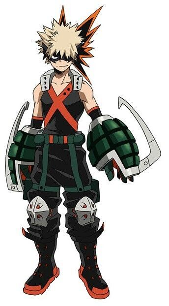 My Hero Academia, character design, hero costume, Bakugo | Trajes de herói, Bakugou, Personagens ...