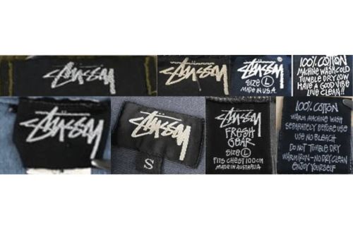 1980s Stussy tags