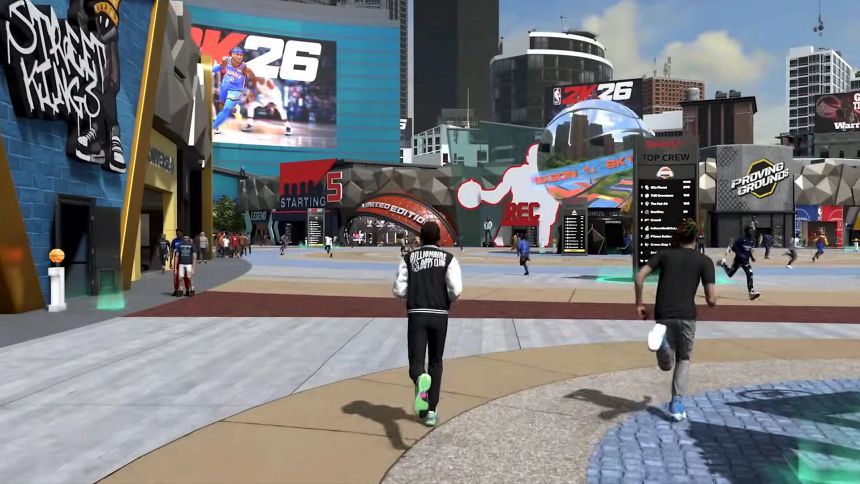 Un video corto que muestra al jugador deambulando por The City