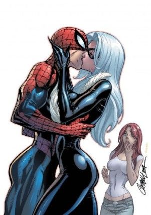 Black Cat and Spider-Man