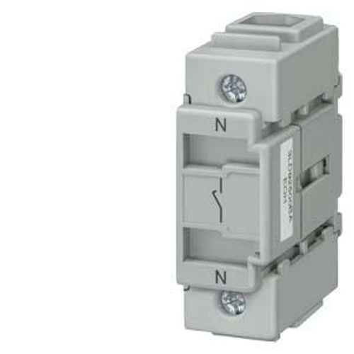 Neutral conductor, leading switching for floor mounting, Up to 32 A,, Accessory for main and emergency stop switch 3LD2