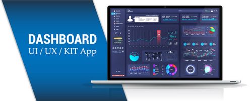 admin panel design dashboard interface vector
