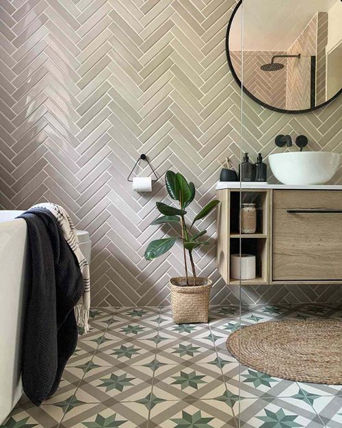 beige bathroom tile ideas