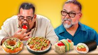 Mexican Dads Try VIRAL Sushi Hacks (Ft. People Vs Food) - YouTube