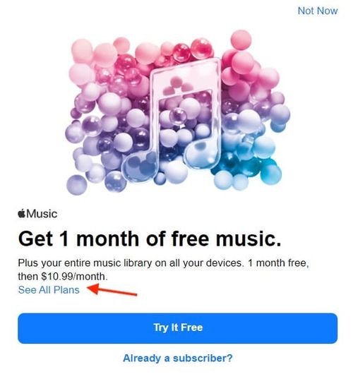 Months Free Apple TV Select Listen See All Plans