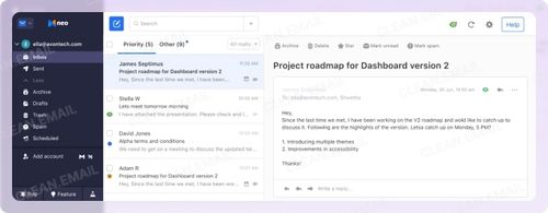 Neo fine free business email account