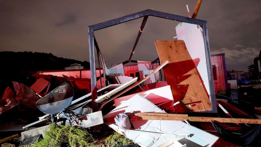 Tornado Kills Four Construction Workers in Southern Turkey as Flooding Hits Istanbul
