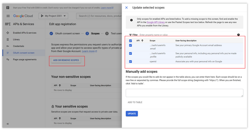 使用 Google 谷歌 OAuth 2.0 服务登录第三方网站