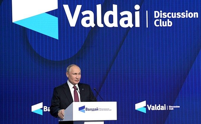 Valdai International Discussion Club meeting: The President of the ...