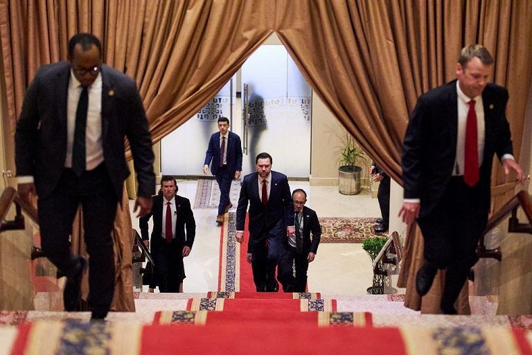 Il vicepresidente degli Stati Uniti JD Vance a Islamabad 11 aprile 2026