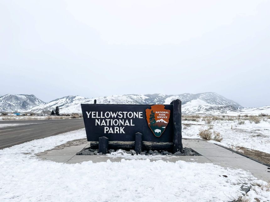 North Entrance Yellowstone Winter