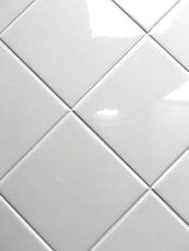 4x4 White Glossy Finish Ceramic Subway Tile Shower Walls Backsplashes (10SF Full Box 80PCS)