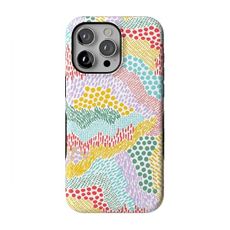 Casely iPhone 15 Pro Case | Color Me Happy | Doodle Colorblock | Compatible with MagSafe | Bold Protective Design