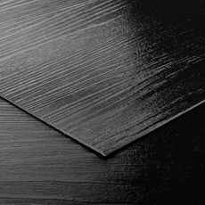 Livelynine Black Wood Peel and Stick Floor Tile Waterproof Vinyl Flooring 12x12 4-Tiles Luxury Faux Hard Wood Flooring Kitchen Stick on Floor Tiles for Bathroom Self Adhesive Laminate Flooring Sheet