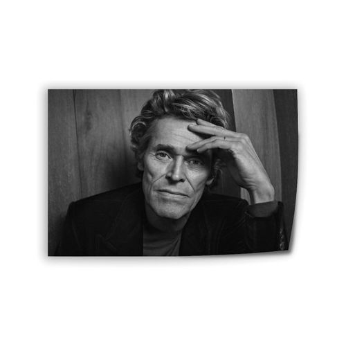 American Actor Willem Dafoe Portrait Poster (4) Canvas Print Wall Art Decoration Poster Living Room Office Bedroom Aesthet...