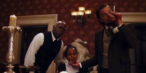 Samuel L. Jackson as Stephen Warren, Kerry Washington as Broomhilda