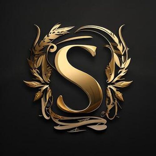 Stylish capital letter logo photo