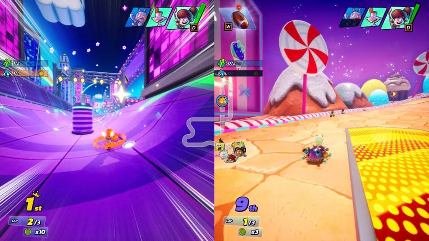 A screenshot of Nickelodeon Kart Racers 3