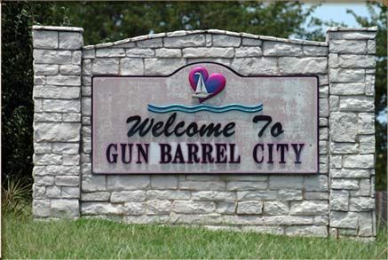 Scenes of Gun Barrel City, Texas