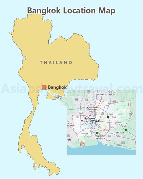 Bangkok Location Map