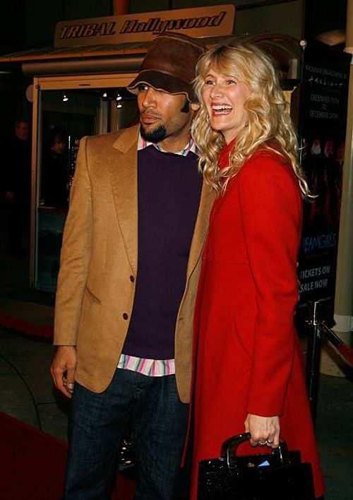 Actress Laura Dern and husband musician Ben Harper arrive at the Los Angeles premiere of Warner Independent's "The Painted Veil" held at Arclight...
