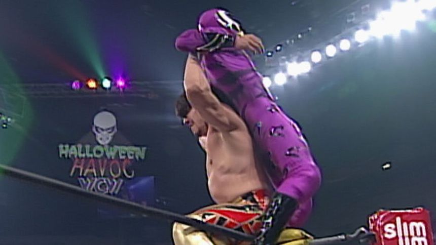 Eddie Guerrero and Rey Mysterio in Halloween Havoc (1997)