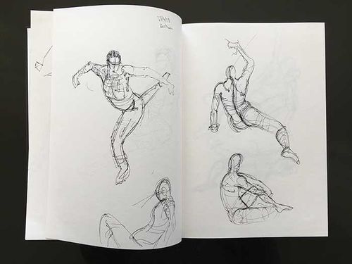 Gesture Drawing Sketchbook - Quick Poses