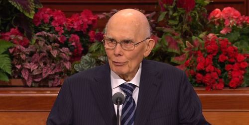 President Dallin H. Oaks, president of the Quorum of the Twelve Apostles.