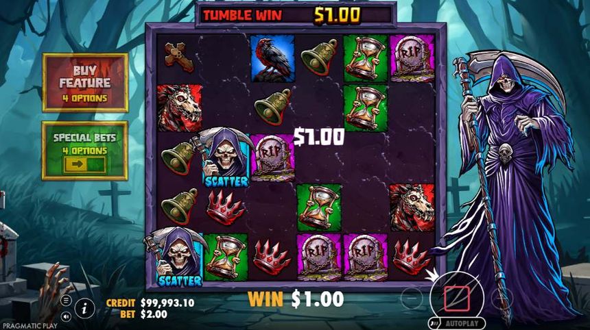 Death Dominion slot features