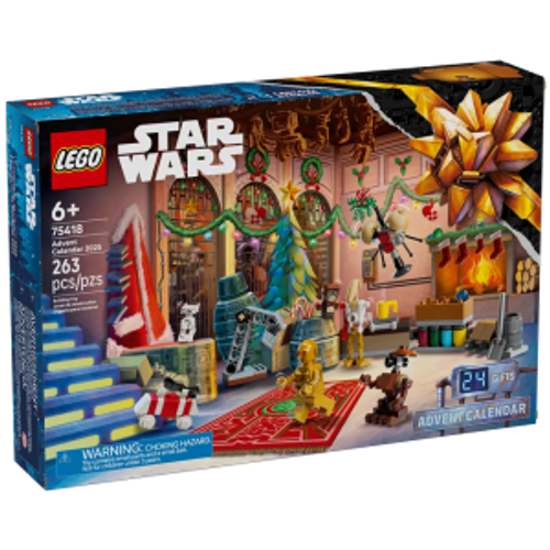 lego star wars calendrier de l'avent 2025 visuel produit