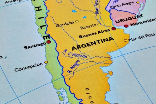 Destination map of argentina. Argentina map stock images, royalty-free photos and pictures