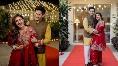 Parineeti Chopra and Raghav Chadha celebrate first Karwa Chauth