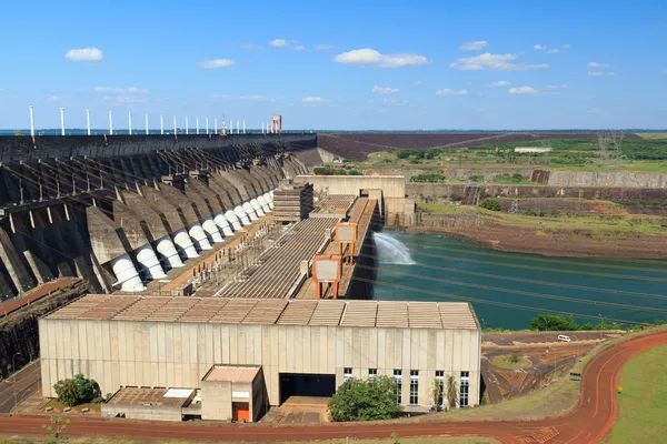Hydroelectric power station Itaipu Dam, Brazil, Paraguay Stock Image