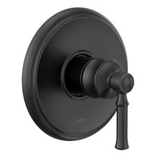 Moen UT2181BL Dartmoor M-CORE 2-Series 1-Handle Shower Trim Kit, Valve Required, Matte Black
