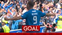 Rangers vs Celtic: Cyriel Dessers puts Rangers in front | Football News | Sky Sports