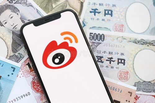 KYIV, UKRAINE - APRIL 1, 2024 Sina Weibo icon on smartphone screen on many asian money bills. iPhone display with app logo with japanese yen and chinese yuan banknotes. Weibo app stock images, royalty-free photos and pictures