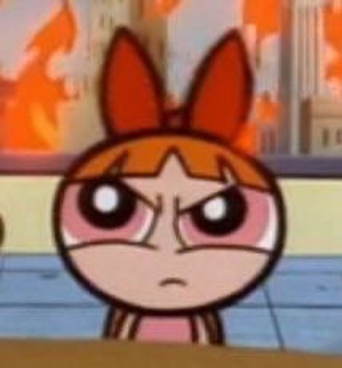 One Piece Bilder, Powerpuff Blossom, Powerpuff Girls Meme, Cartoon Network Powerpuff Girls, Powerpuff Girls Fanart, Cartoon Network Shows, Ppg And Rrb, Girl Memes, Glitter Wallpaper