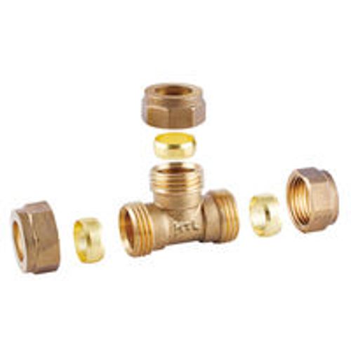 HELERO HT 200-6151 Brass Plumbing Fittings Names Reducing Tee Malleable Pipe Fittings for Copper Pipe