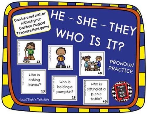 Preview of HE - SHE - THEY - WHO IS IT? Pronoun Practice