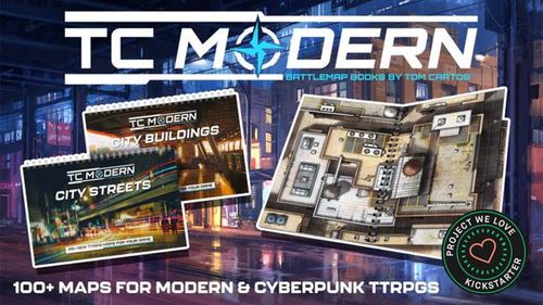 TTRPG Maps For Modern & Cyberpunk Settings