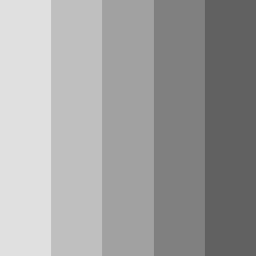 Download silver gradient color palette PNG image (square)