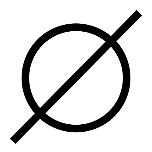 empty set symbol