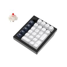 Keychron Q0 Max Wireless Custom Mechanical Numpad, 2.4 GHz/Bluetooth 5.1/Wired QMK Number Pad, RGB Hot-Swappable with Gateron Red Switch for Laptop Mac Windows Linux - Black